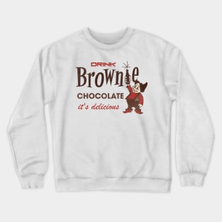 Brownie Chocolate Flavored Drink Crewneck Sweatshirt